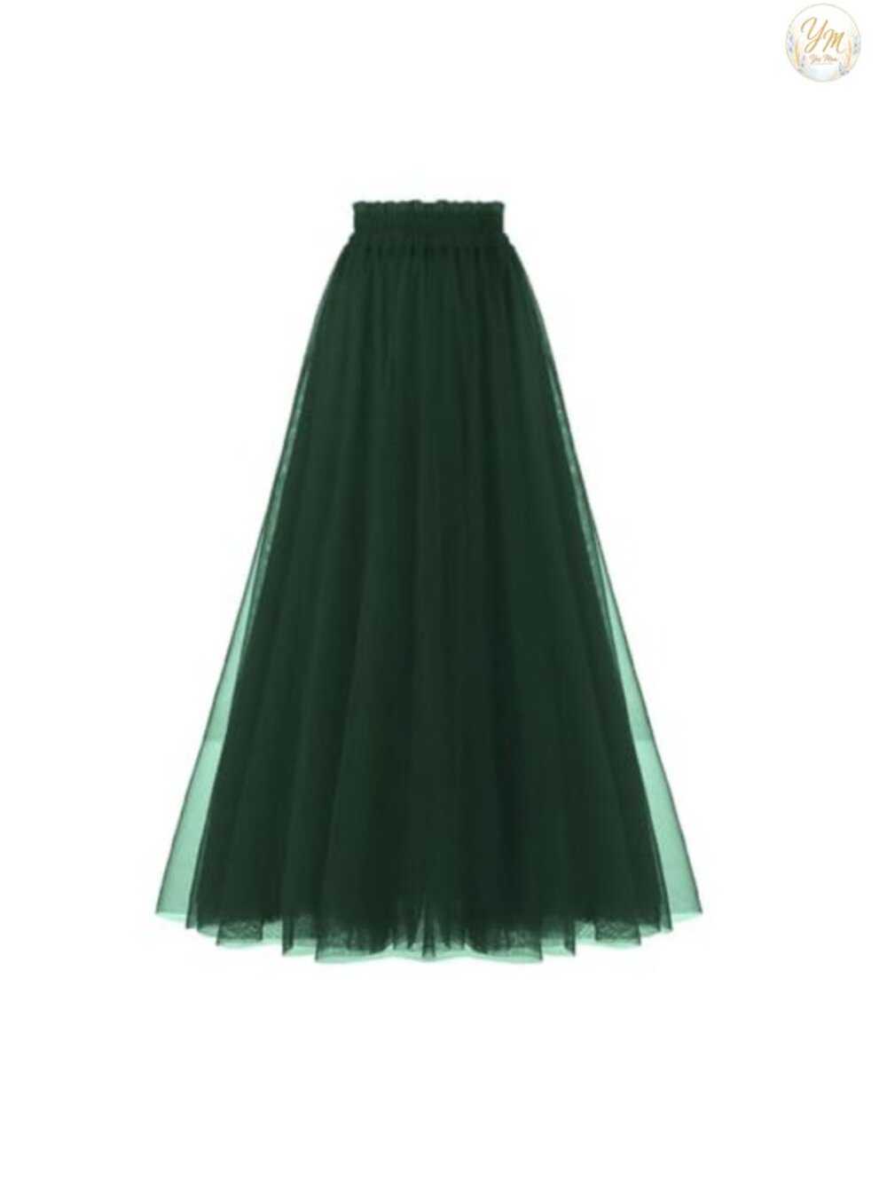 Women's Tulle Skirt A-Line Layered Mesh Tutu Midi Dressy Casual